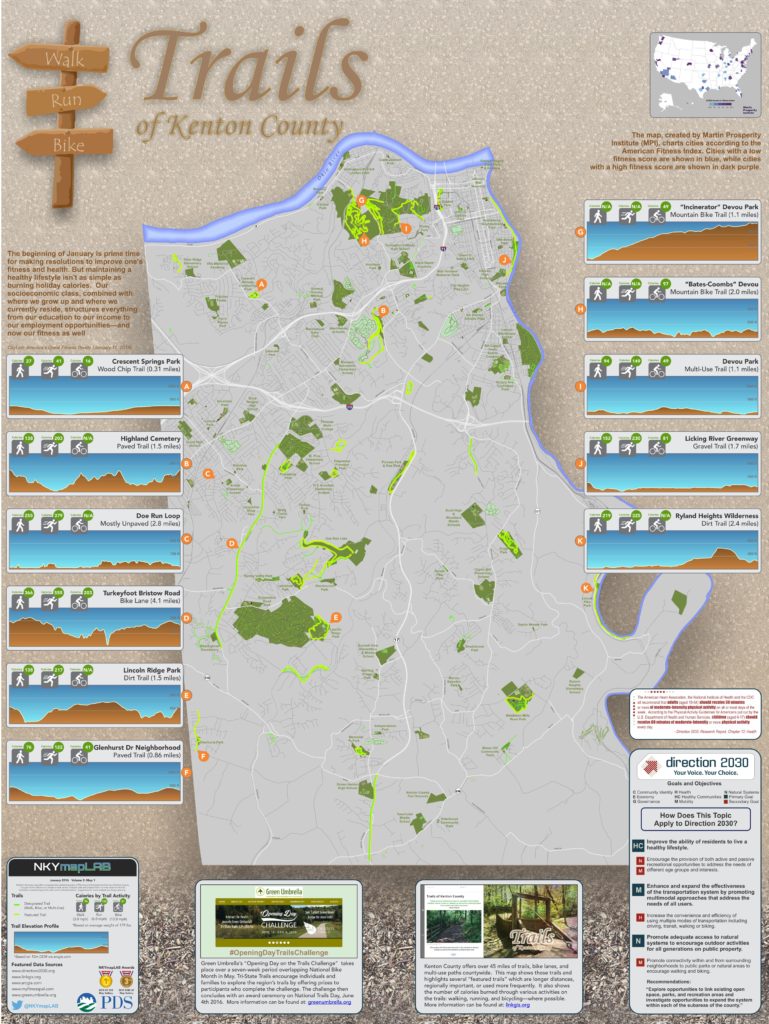 January 2016 NKYmapLAB Trails map and poster